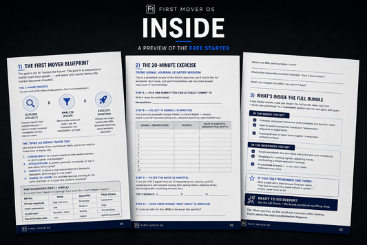 First Mover OS Blueprint Free Starter