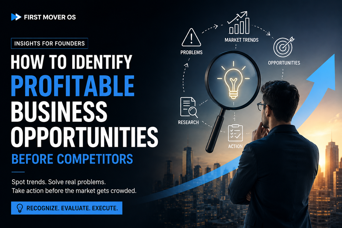 How to Identify Profitable Business Opportunities Before Competitors+