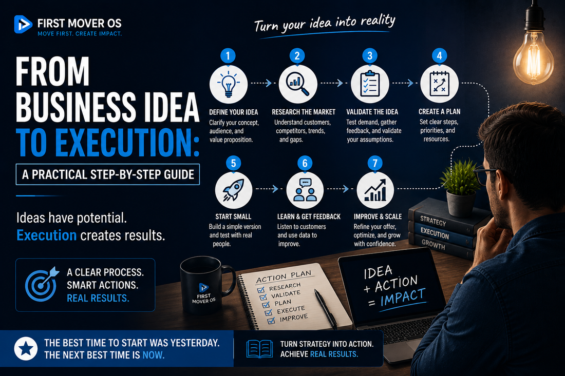 From Business Idea to Execution: A Practical Step-by-Step Guide
