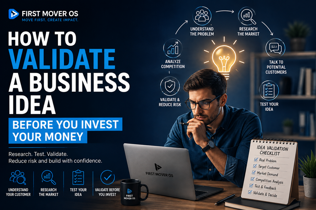 How to Validate a Business Idea Before You Invest Your Money